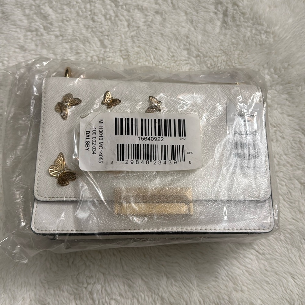 Butterfly white ALDO purse